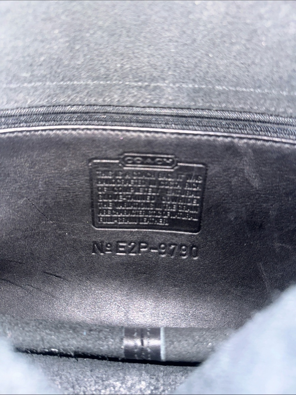 Vintage Coach city bag 9790 black - Picture 12 of 15
